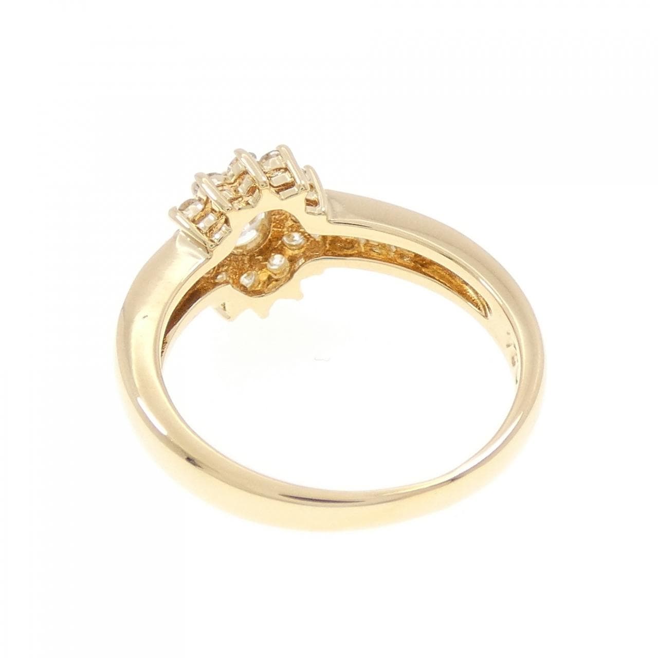 K18YG ダイヤモンド リング 0.28CT