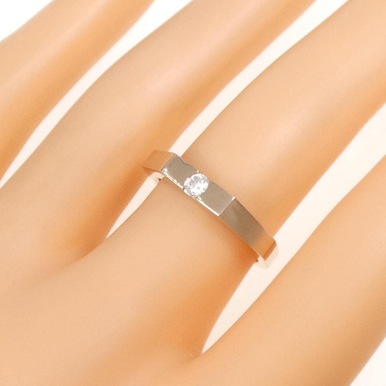K18PG ダイヤモンド リング 0.11CT