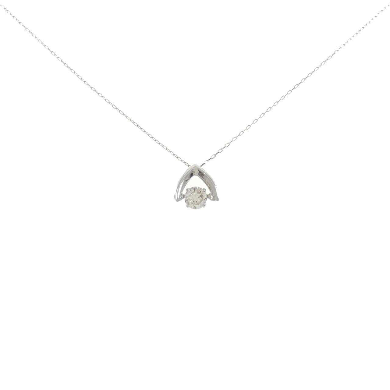 【新品】PT900 ダイヤモンド ネックレス 0.23CT