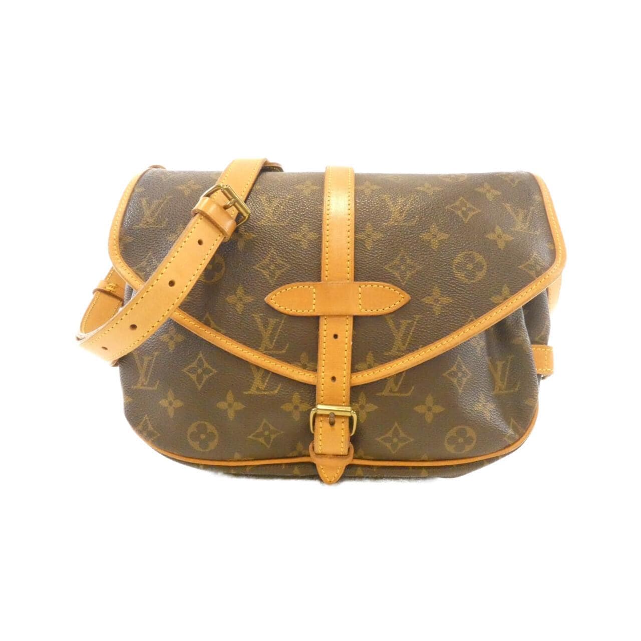 ルイヴィトン モノグラム ソミュール 30cm M42256 ショルダーバッグ
