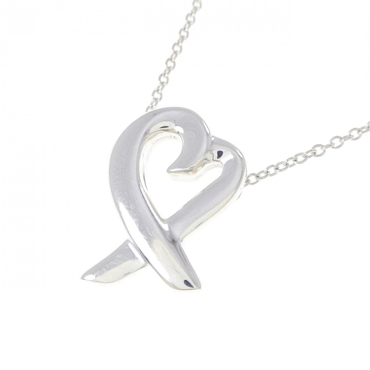 ティファニー ラビングハート スモール ネックレス