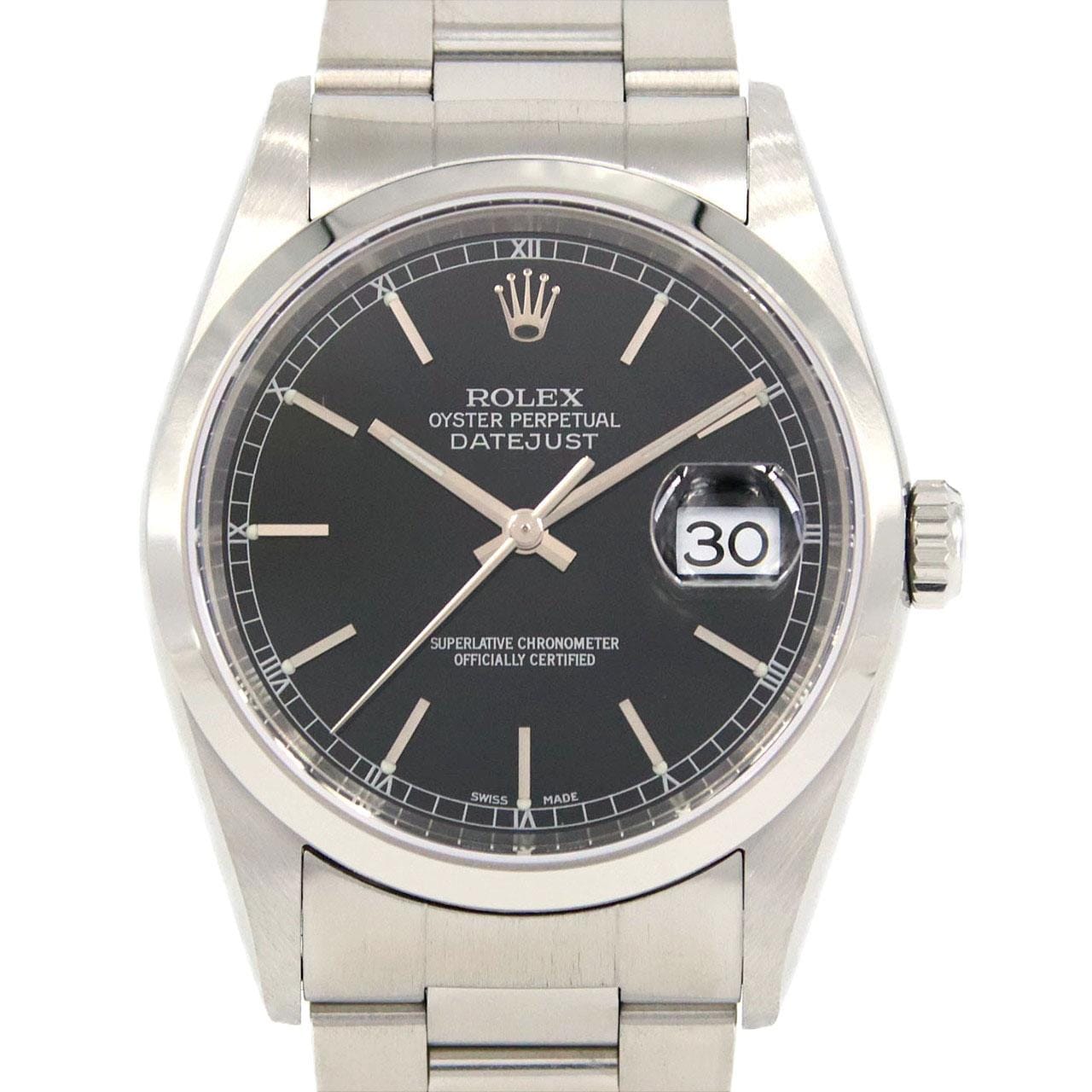 ロレックス デイトジャスト 16200 SS 自動巻 F番