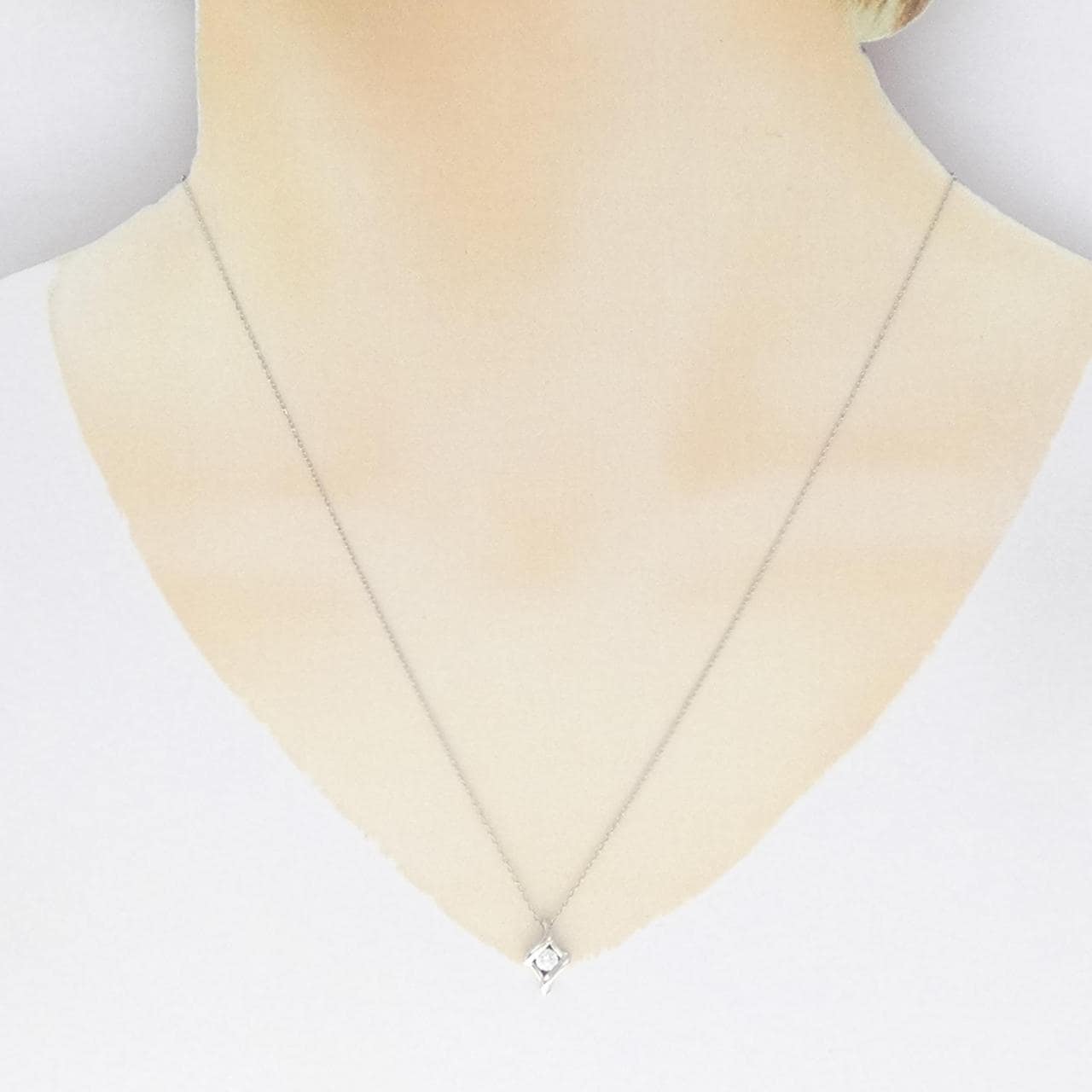 PT ダイヤモンド ネックレス 0.15CT