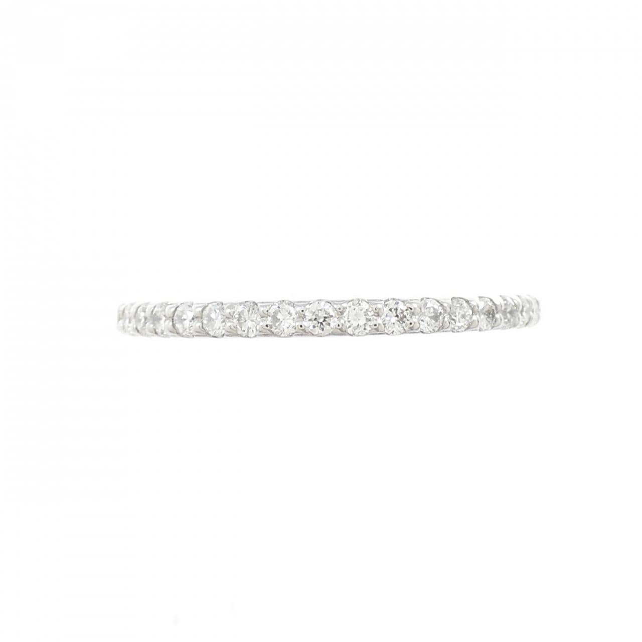PT950 ハーフエタニティ ダイヤモンド リング 0.30CT