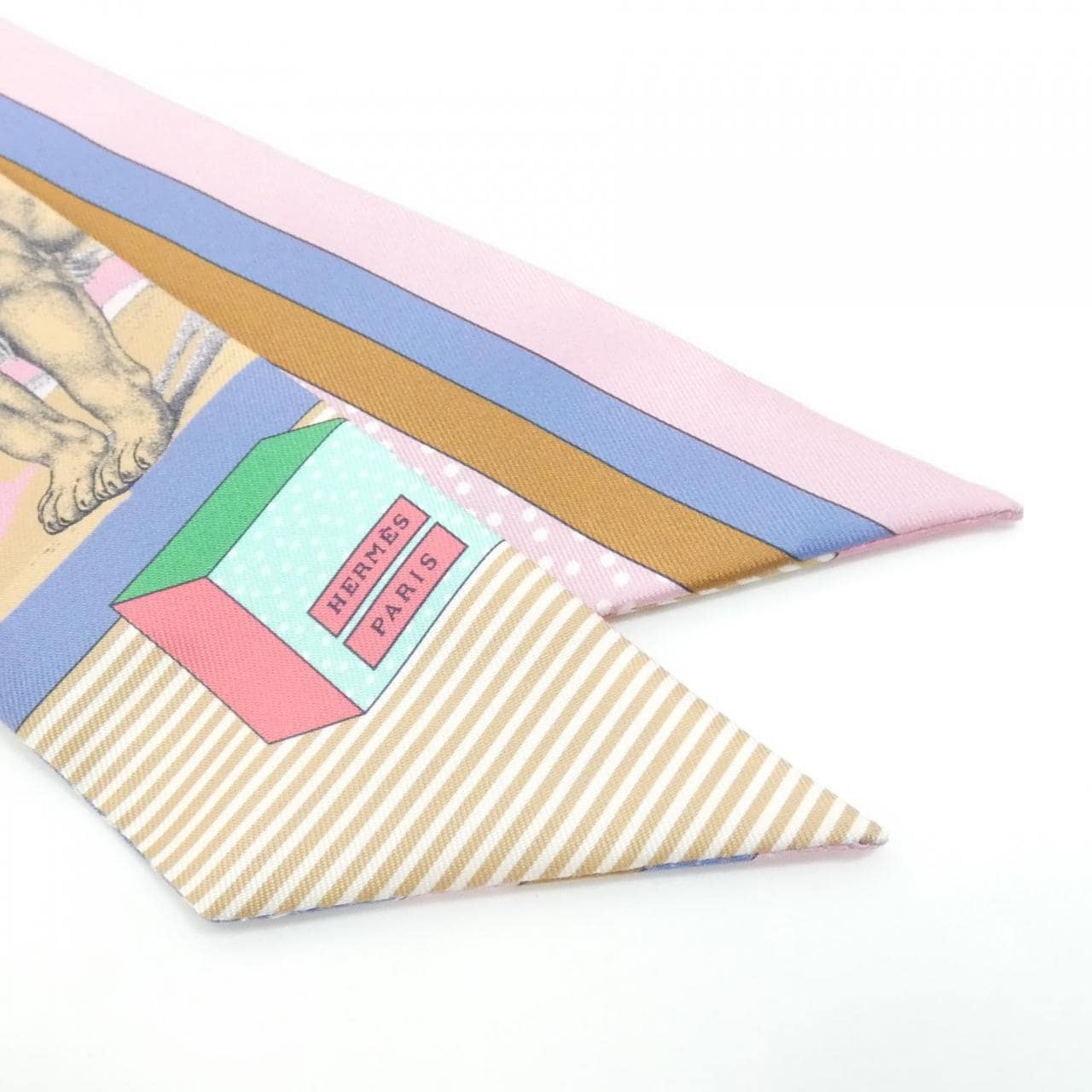 エルメス GRAND THEATRE NOUVEAU ツイリー 063761S スカーフ
