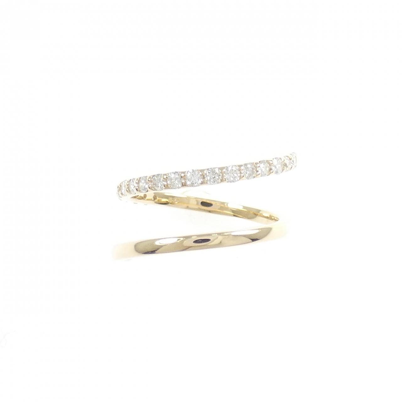 【リメイク】K10YG ダイヤモンド ピンキーリング 0.28CT