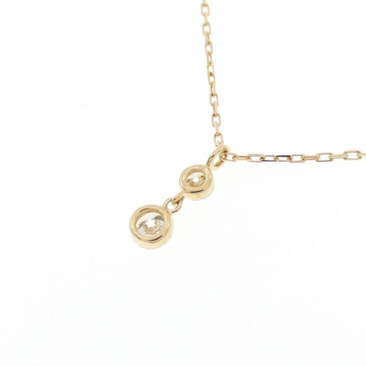 Agete鑽石項鍊 0.15CT