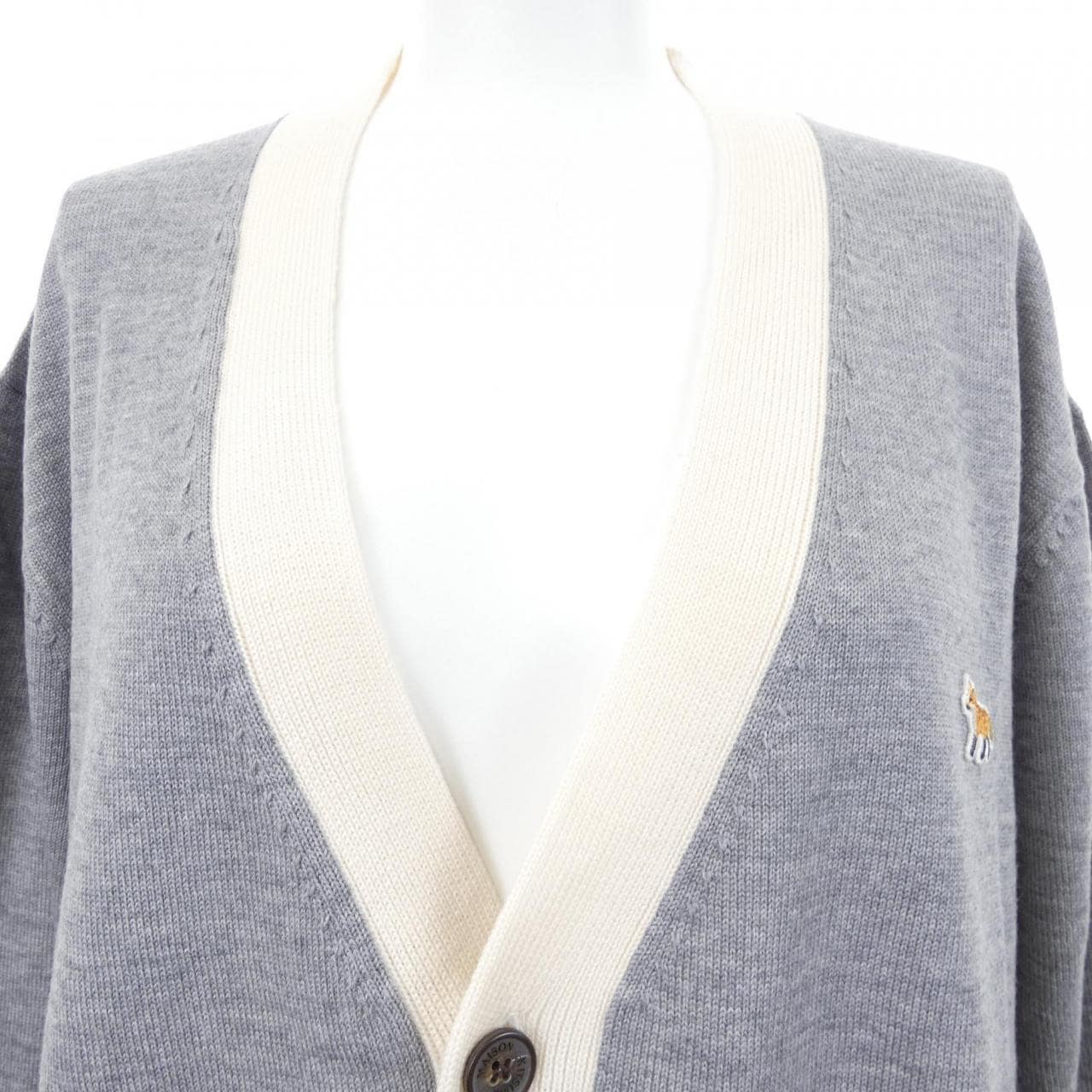 メゾンキツネ MAISON KITSUNE HU00542KT1036 カーディガン