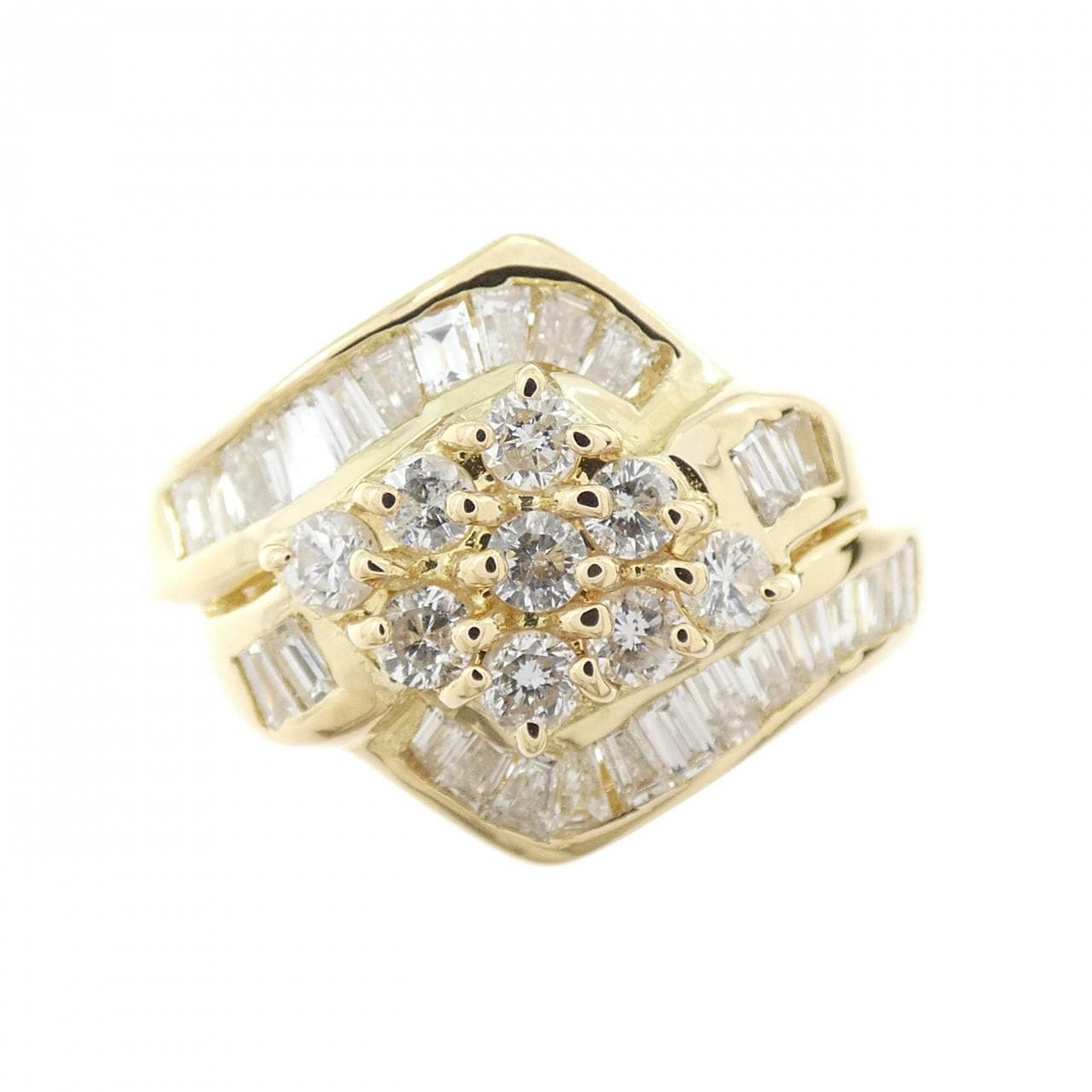 K18YG ダイヤモンド リング 1.00CT