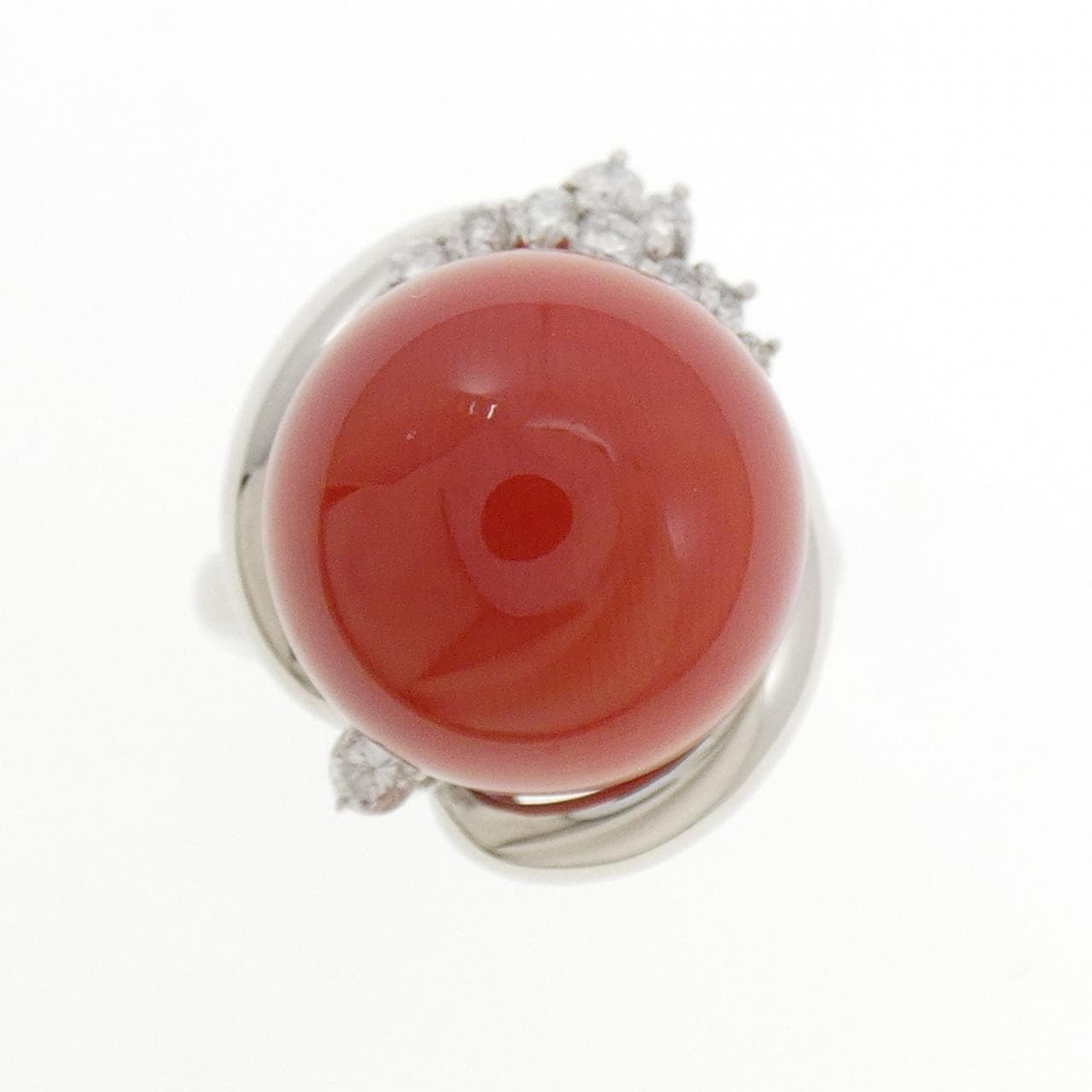 PT900 サンゴ リング 13.9mm