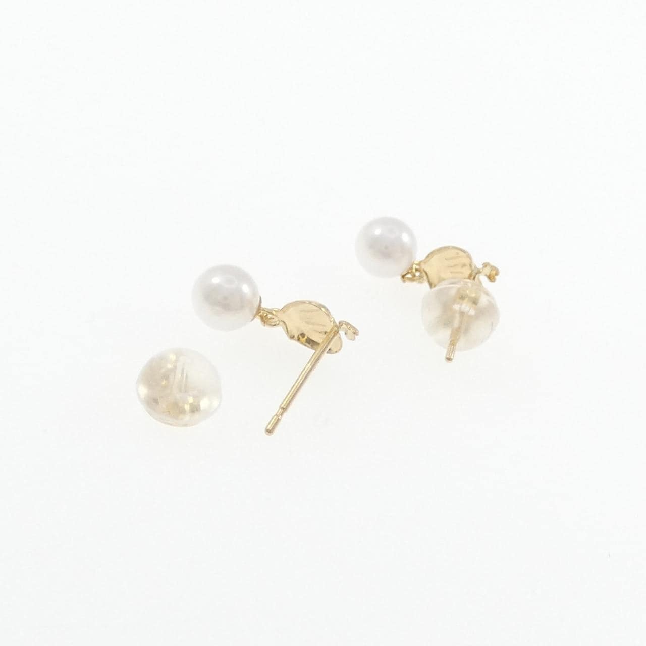 K18YG アコヤパール ピアス 4.2mm