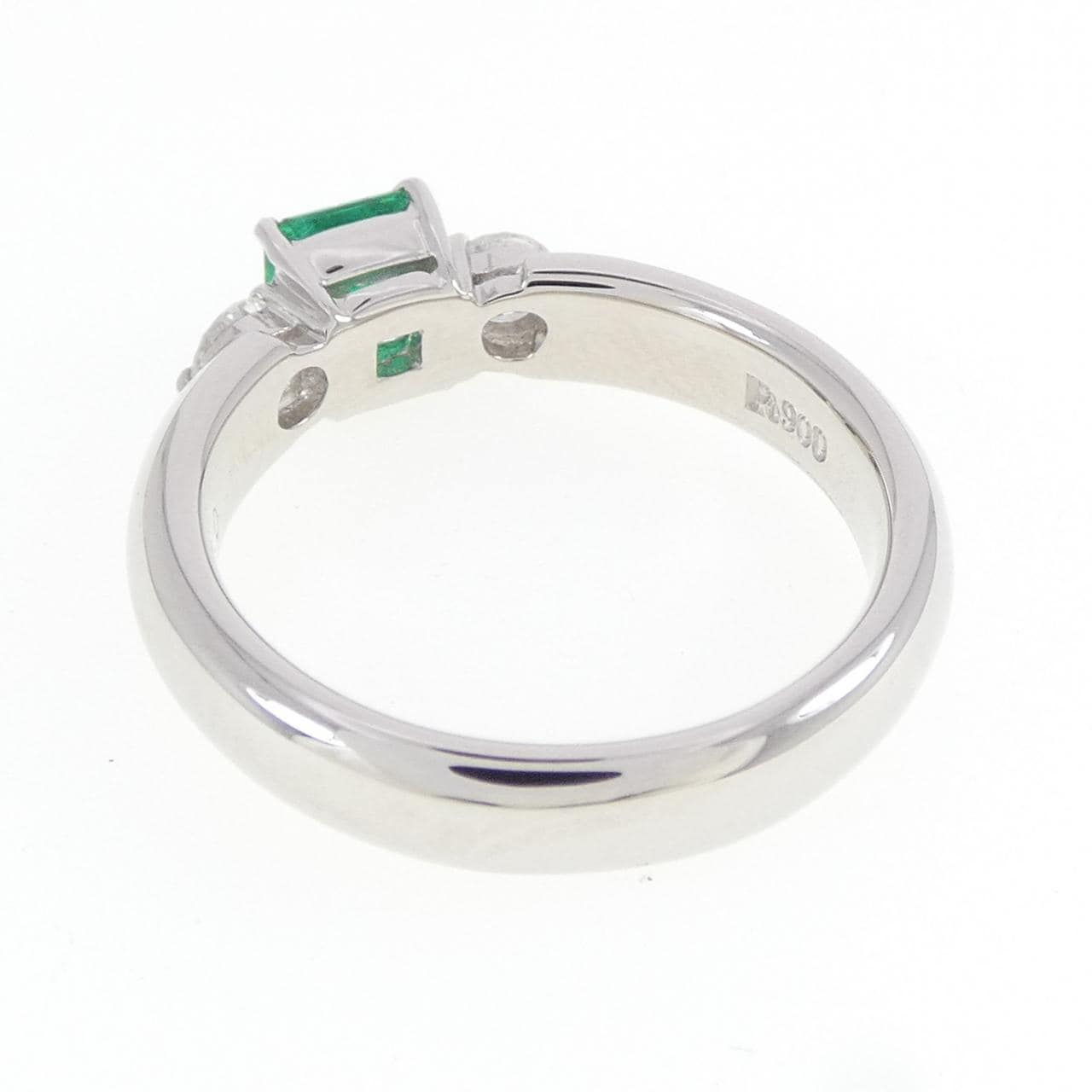 PT900 エメラルド リング 0.50CT