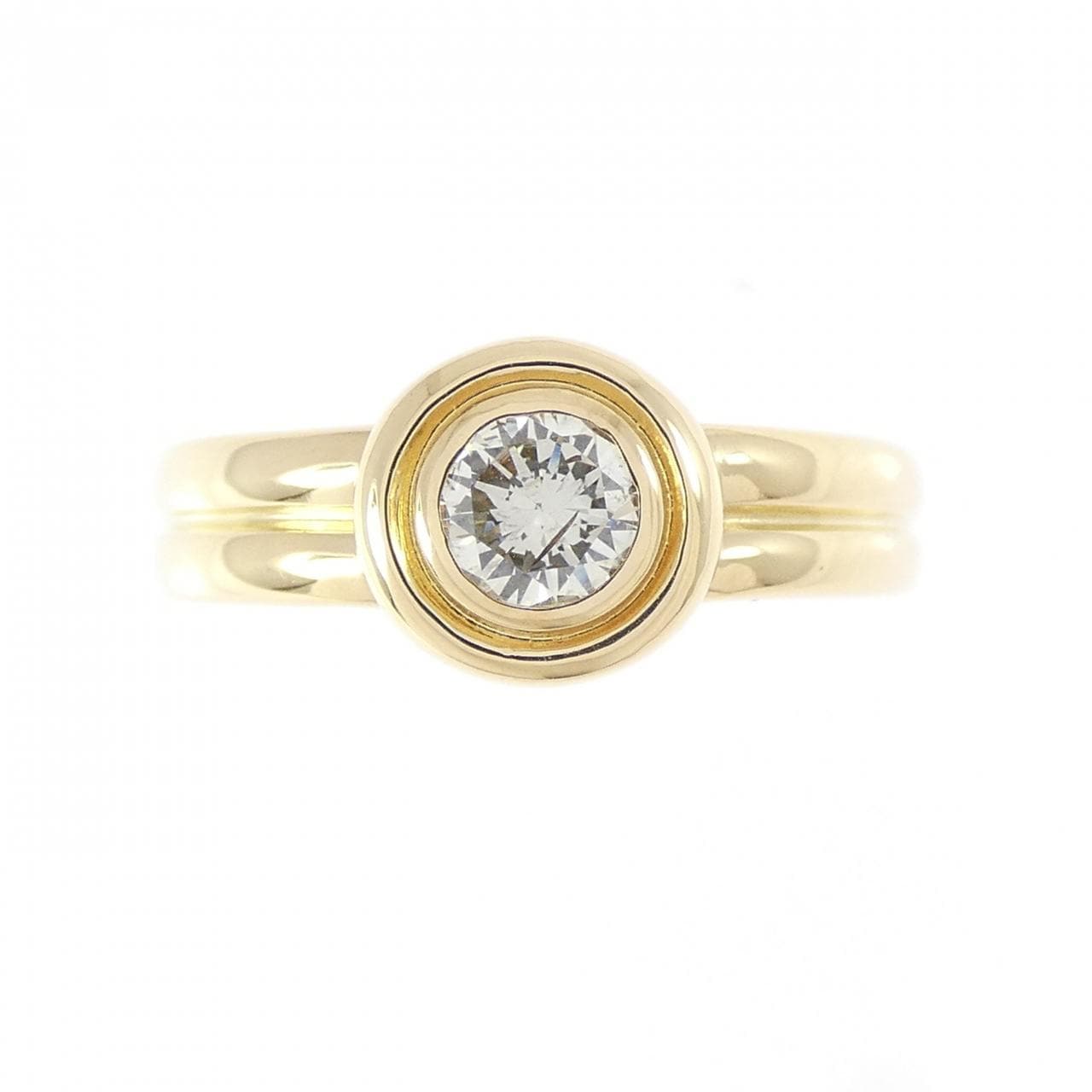 K18YG ダイヤモンド リング 0.33CT