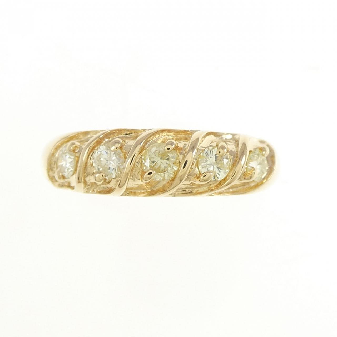 K18YG ダイヤモンド リング 0.31CT