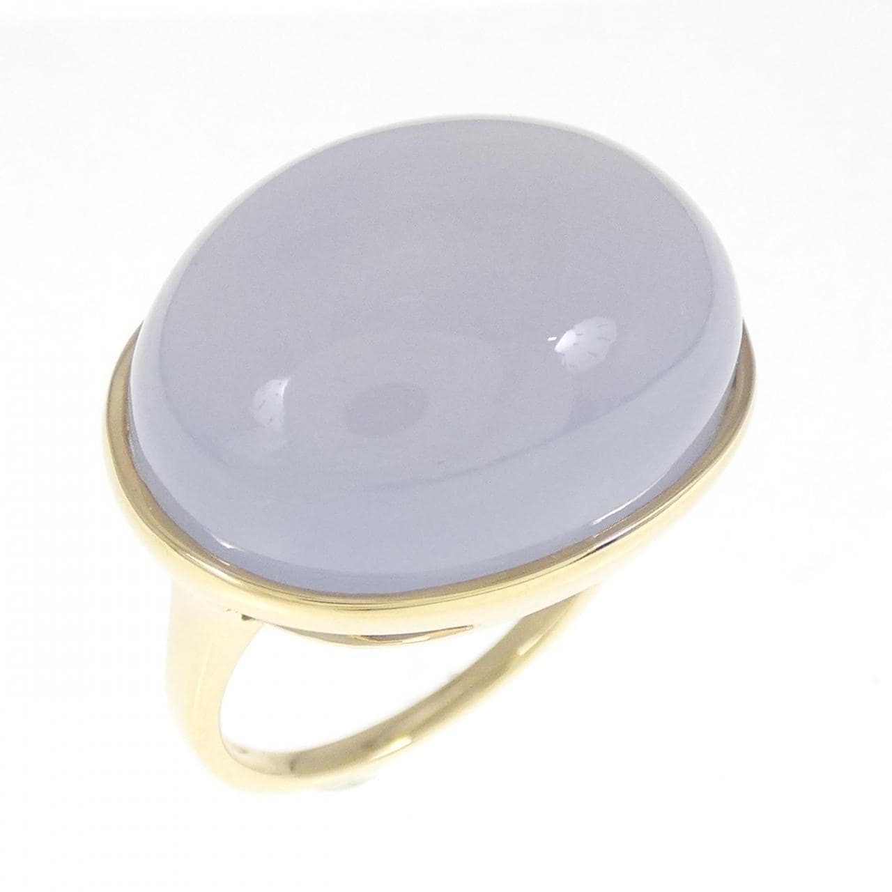 K18YG Chalcedony Ring 20.00CT