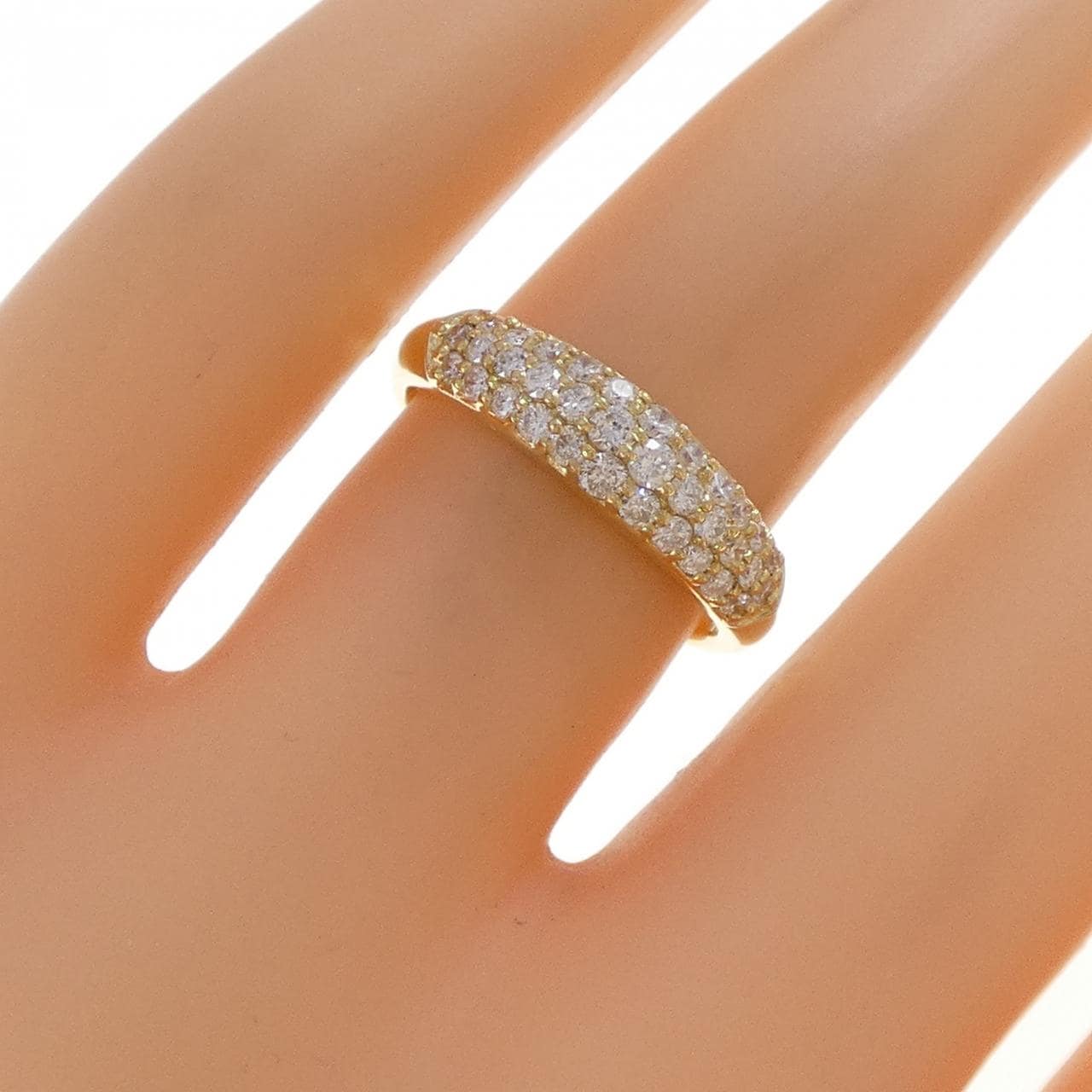 K18YG ダイヤモンド リング 0.10CT