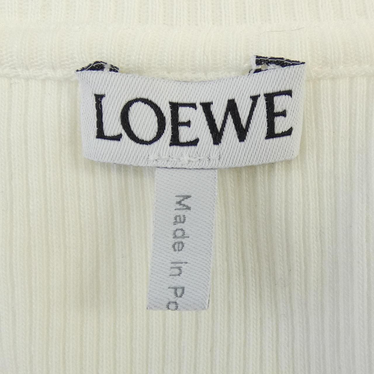 ロエベ LOEWE クロップド　アナグラム S540Y07XAG タンクトップ