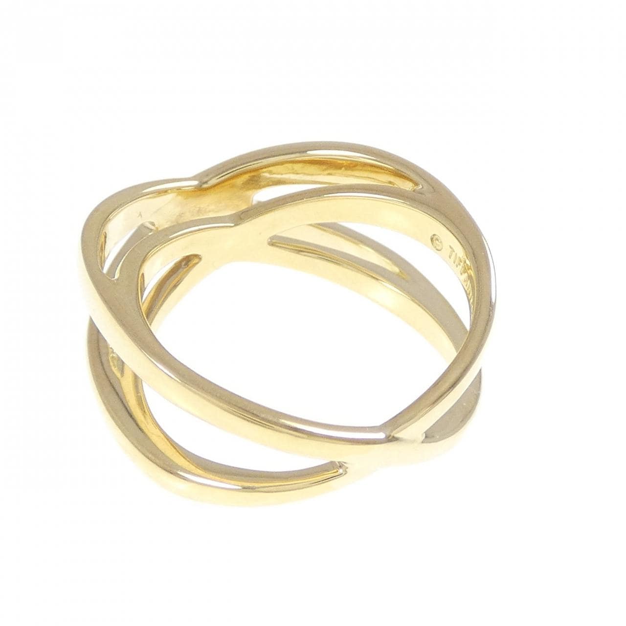 ティファニー インフィニティ ダブル クロス リング