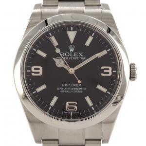 【ノーメンテナンス還元価格】ロレックス エクスプローラーI 214270. SS 自動巻 ランダム番