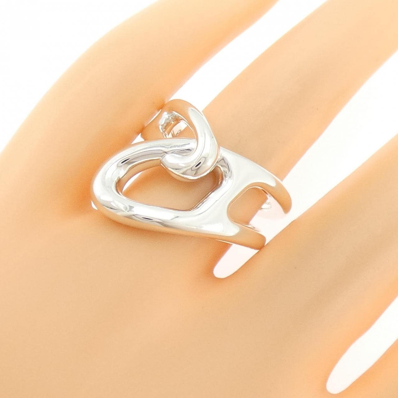 エルメス シェーヌ ダンクル パンク リング