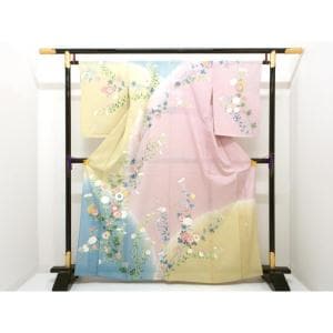 【未使用品】単衣　駒絽訪問着【羽田登喜男】