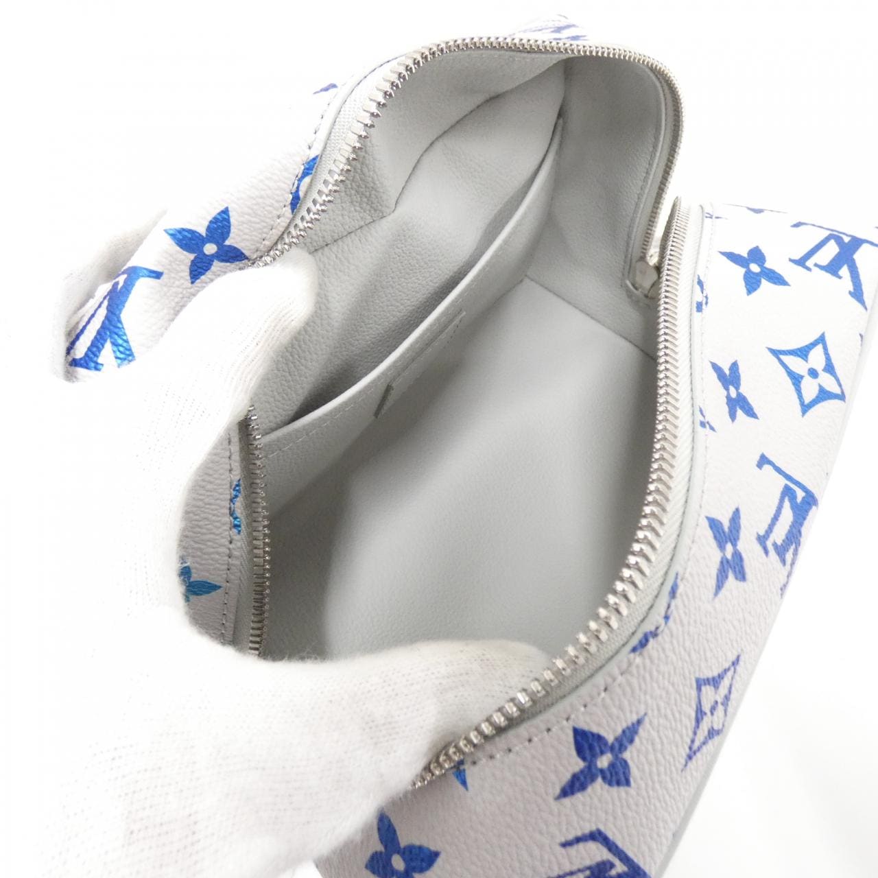 LOUIS VUITTON Monogram Iridescent Locker Dopp Kit M14034 手袋