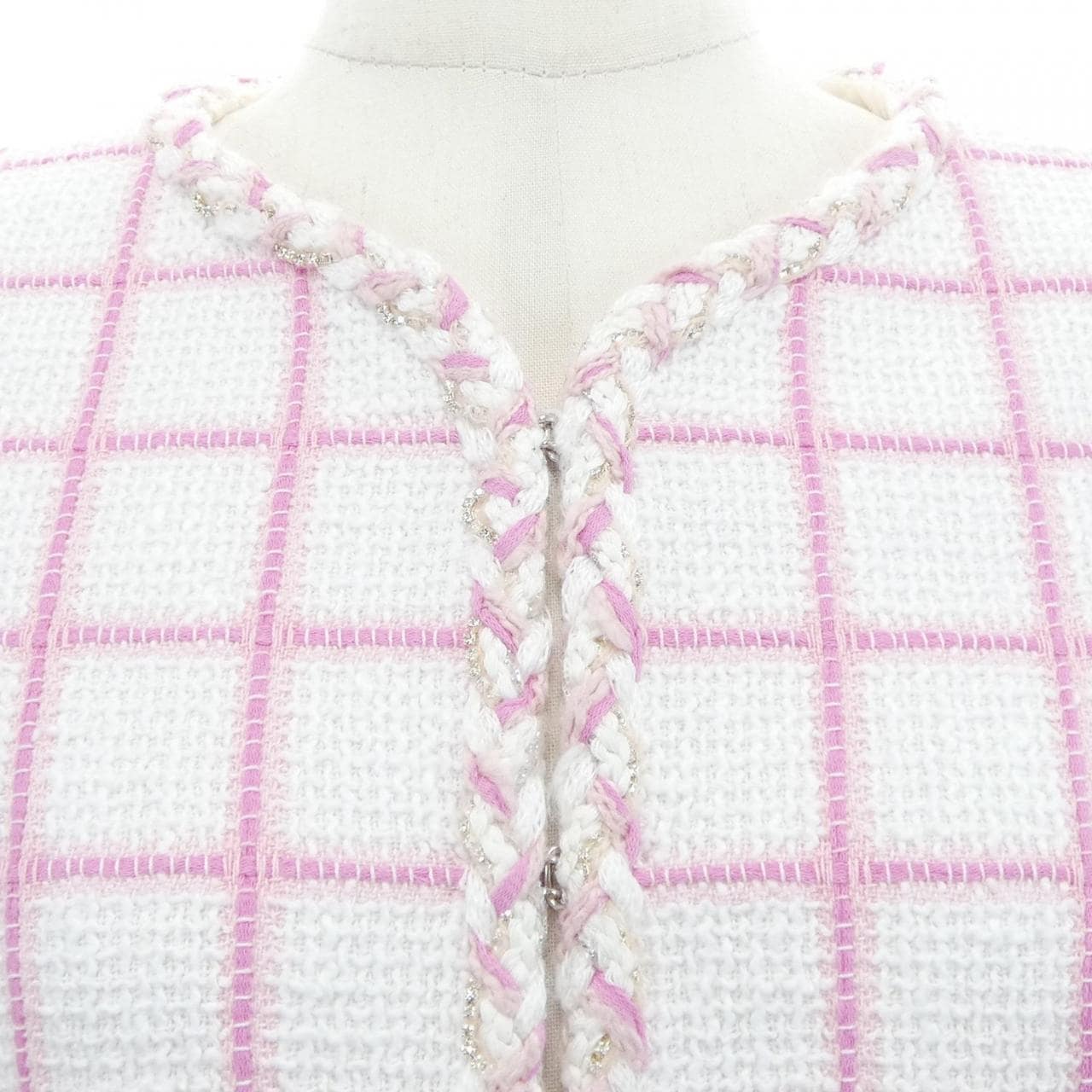 シャネル CHANEL LOOK38 P73947V65544 23C ノーカラージャケット