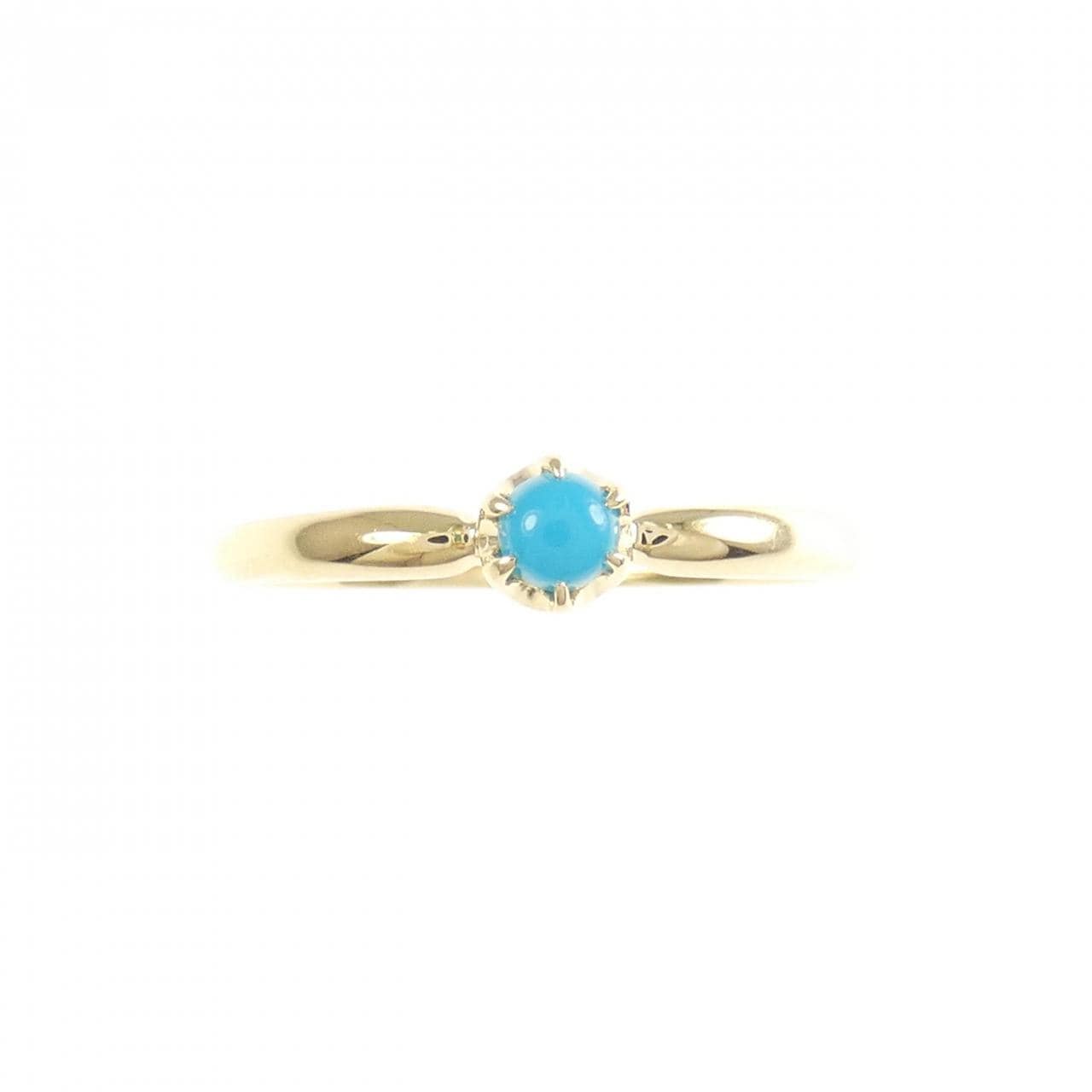 K18YG ターコイズ リング