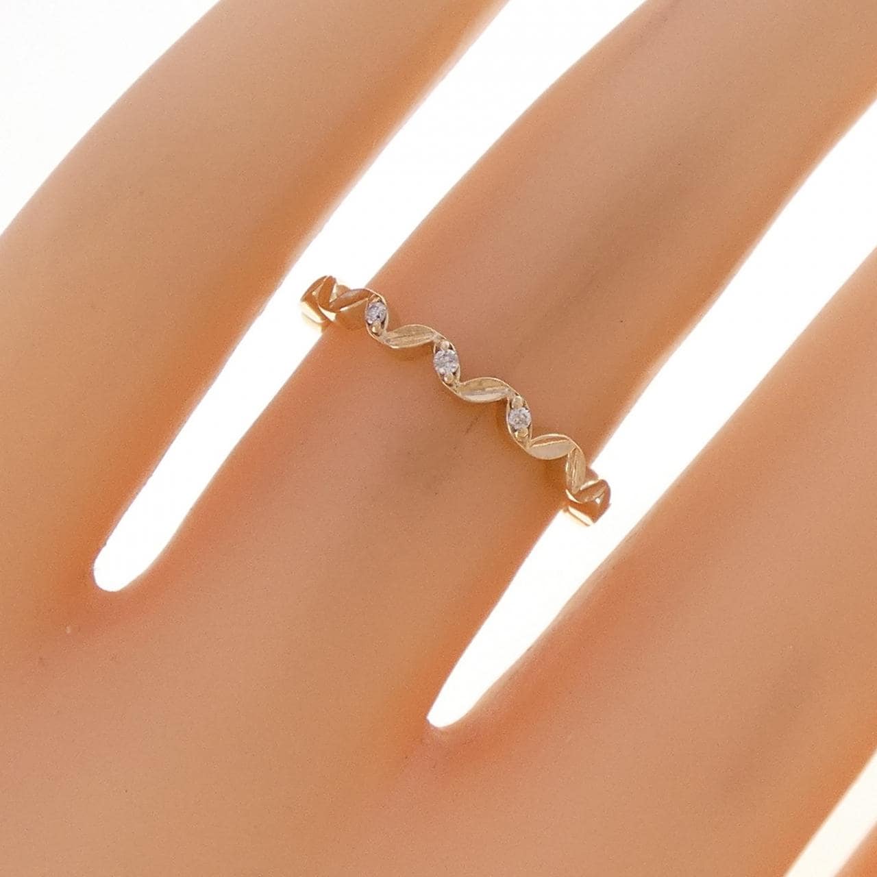 アガット ダイヤモンド リング 0.01CT