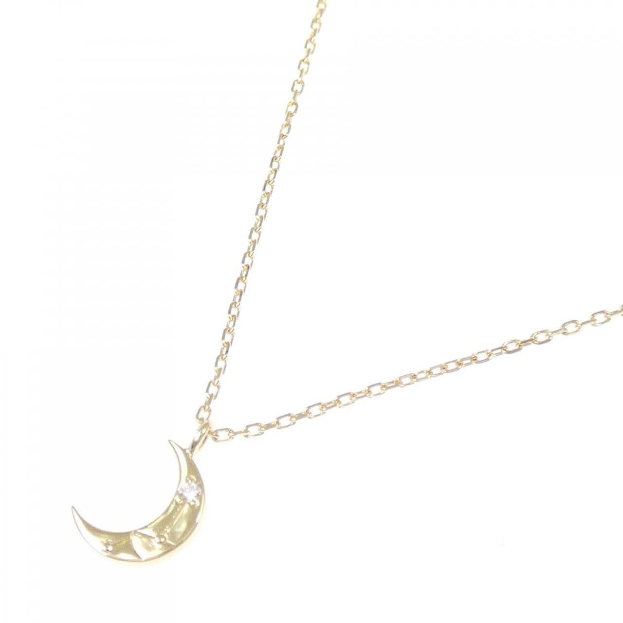 レ デッサン ドゥ デゥー ムーン ダイヤモンド ネックレス 0.005CT