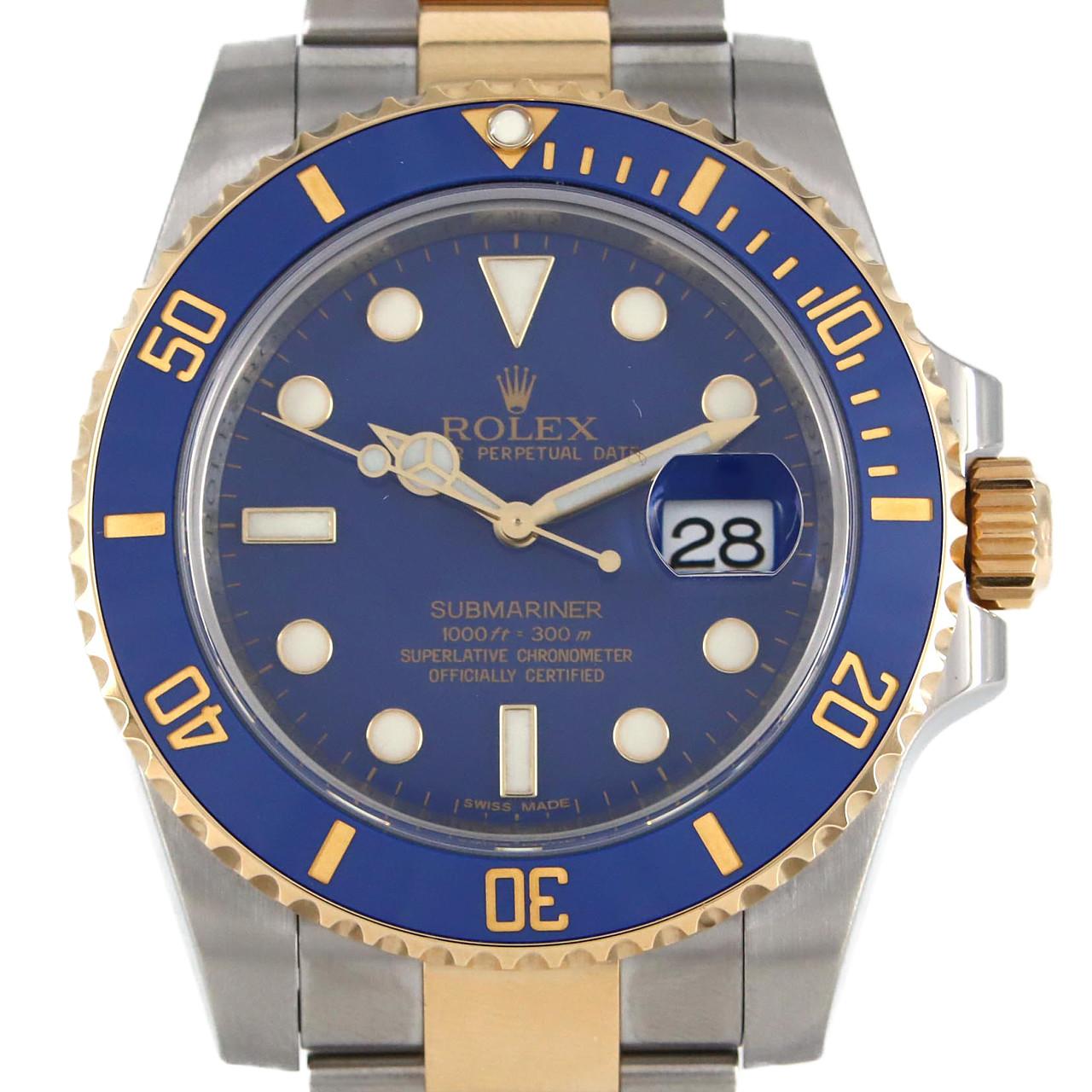 ROLEX Submariner Date 116613LB SSxYG自動上弦V number