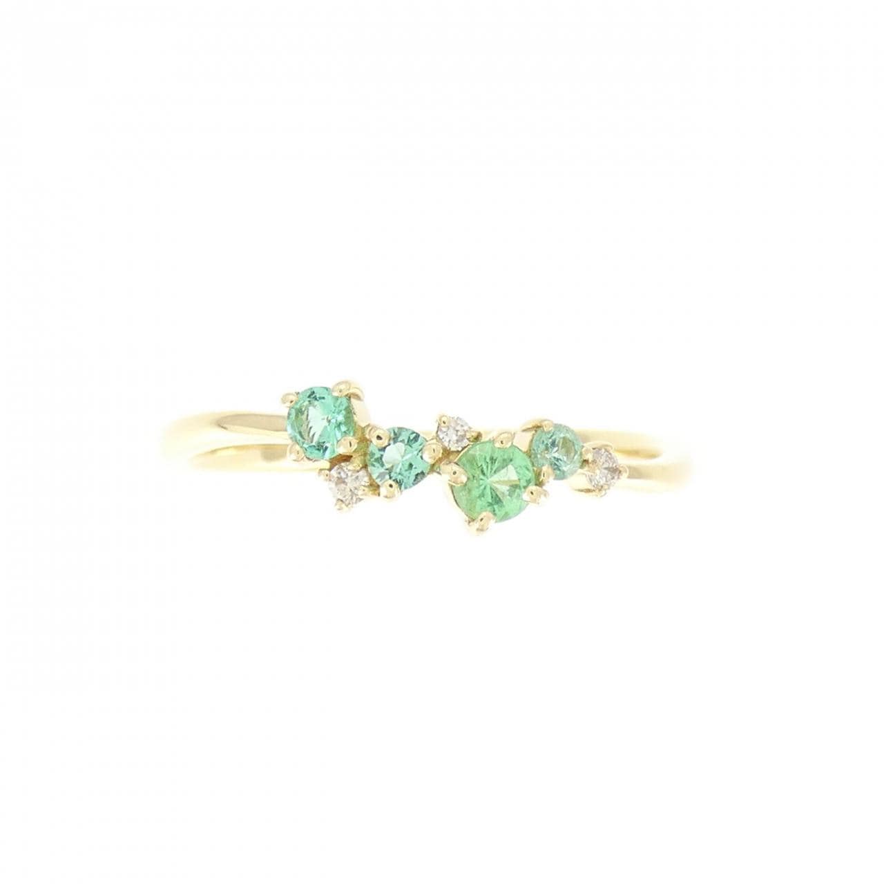 KUMIKYOKU emerald ring