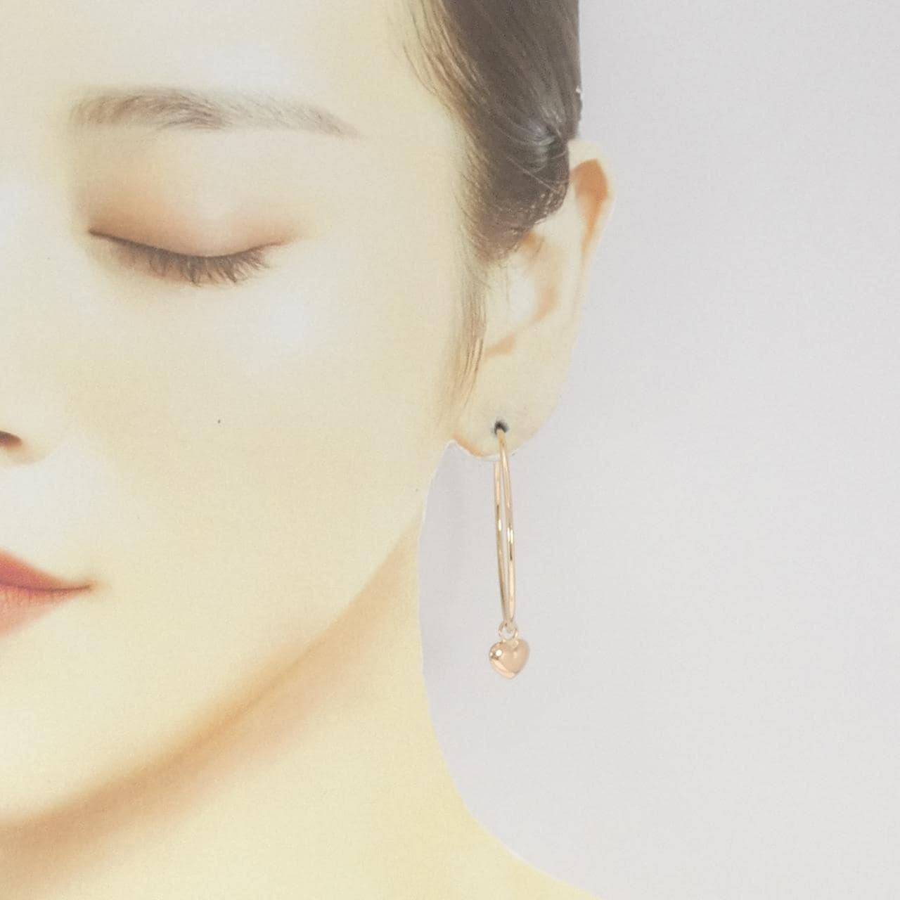 STAR JEWELRY K18PG 耳環