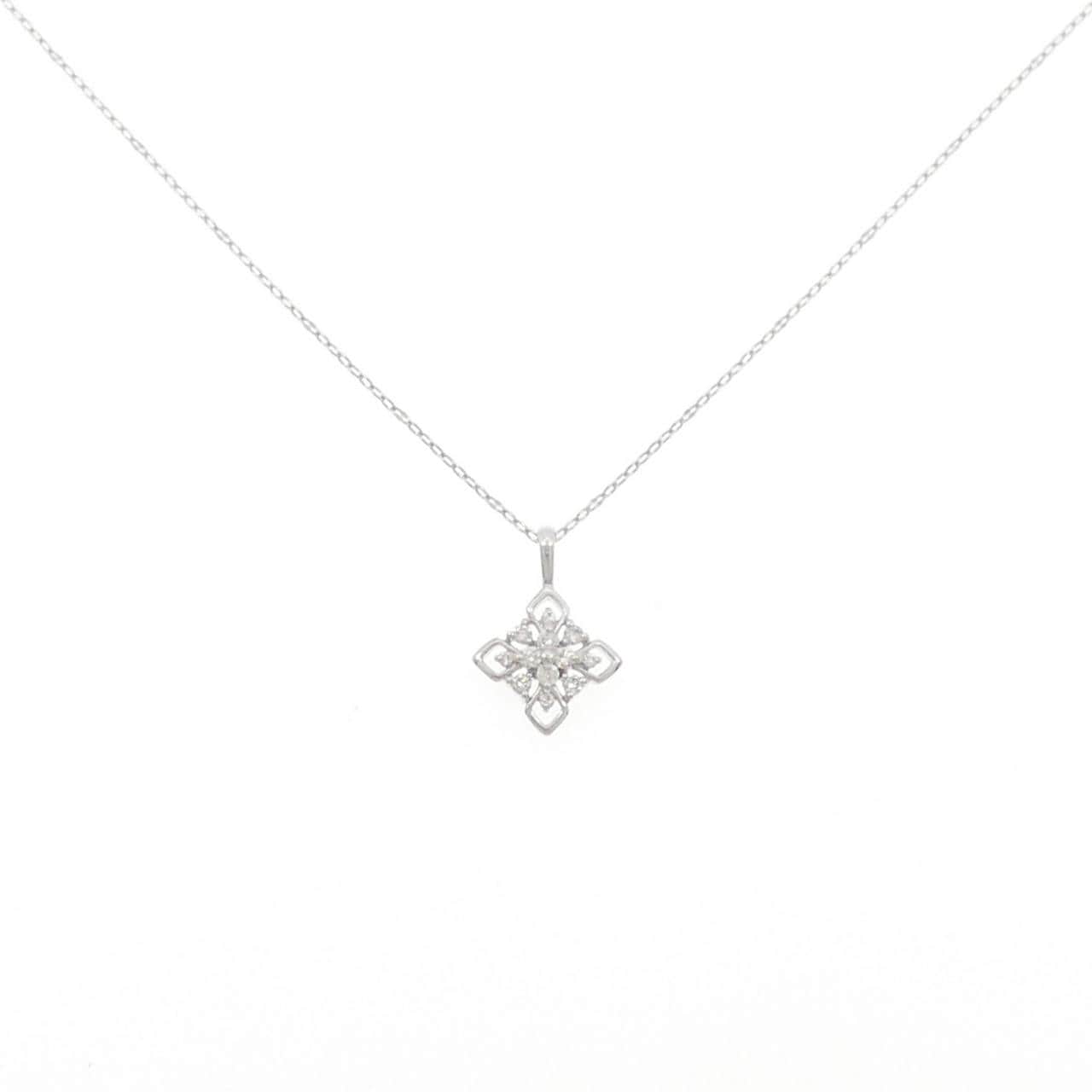 PT900 ダイヤモンド ネックレス 0.11CT