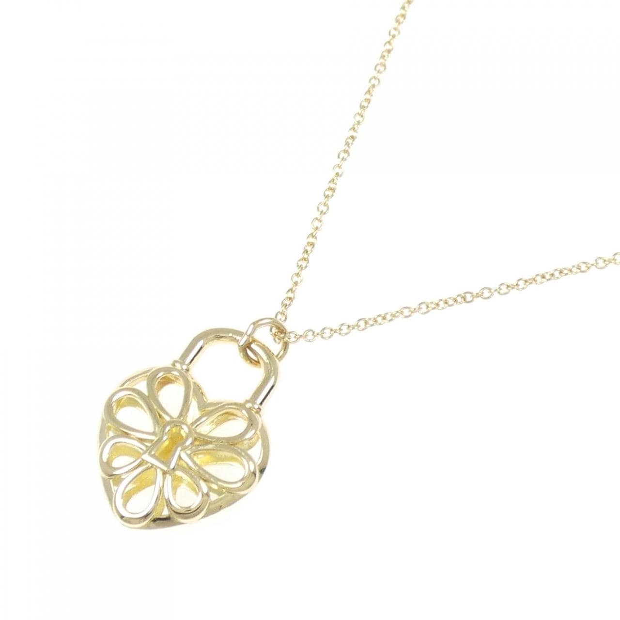 TIFFANY filigree heart necklace