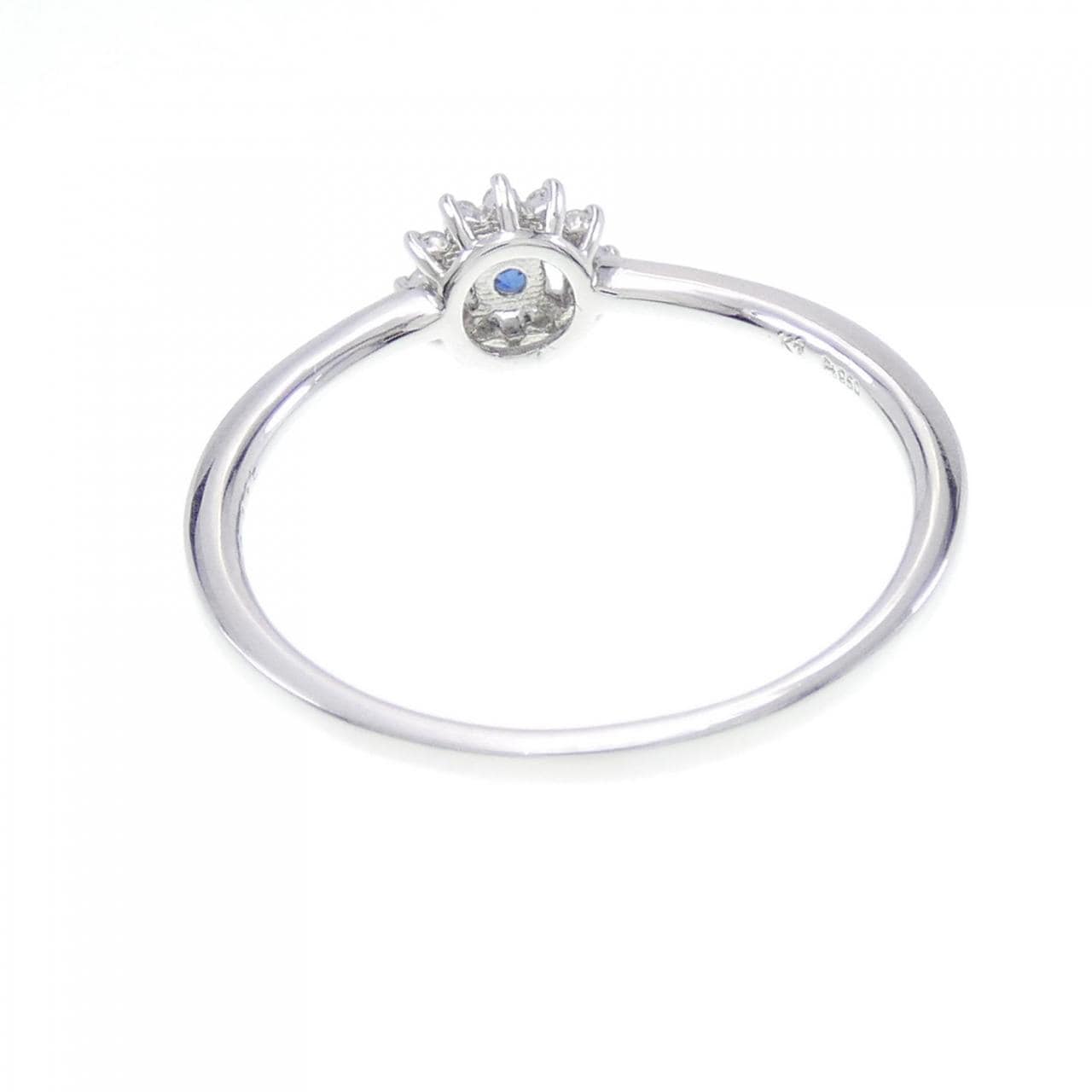 [BRAND NEW] PT Sapphire Ring 0.06CT