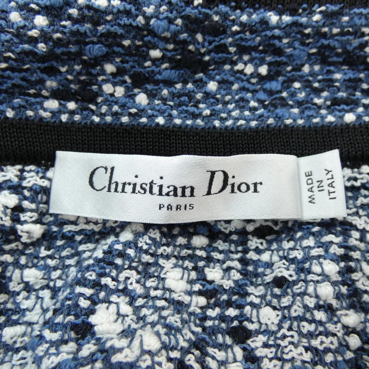 クリスチャンディオール CHRISTIAN DIOR カナージュコットンブレンドツイード 514J03A7521 スカート
