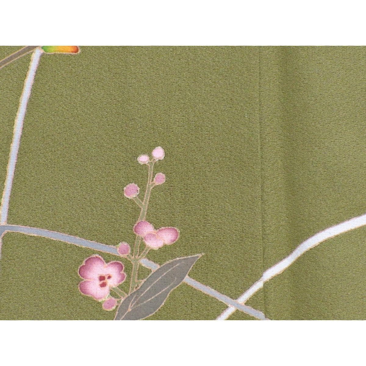 単衣　訪問着　友禅加工