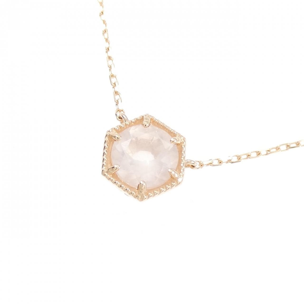 K10PG ローズクオーツ ネックレス