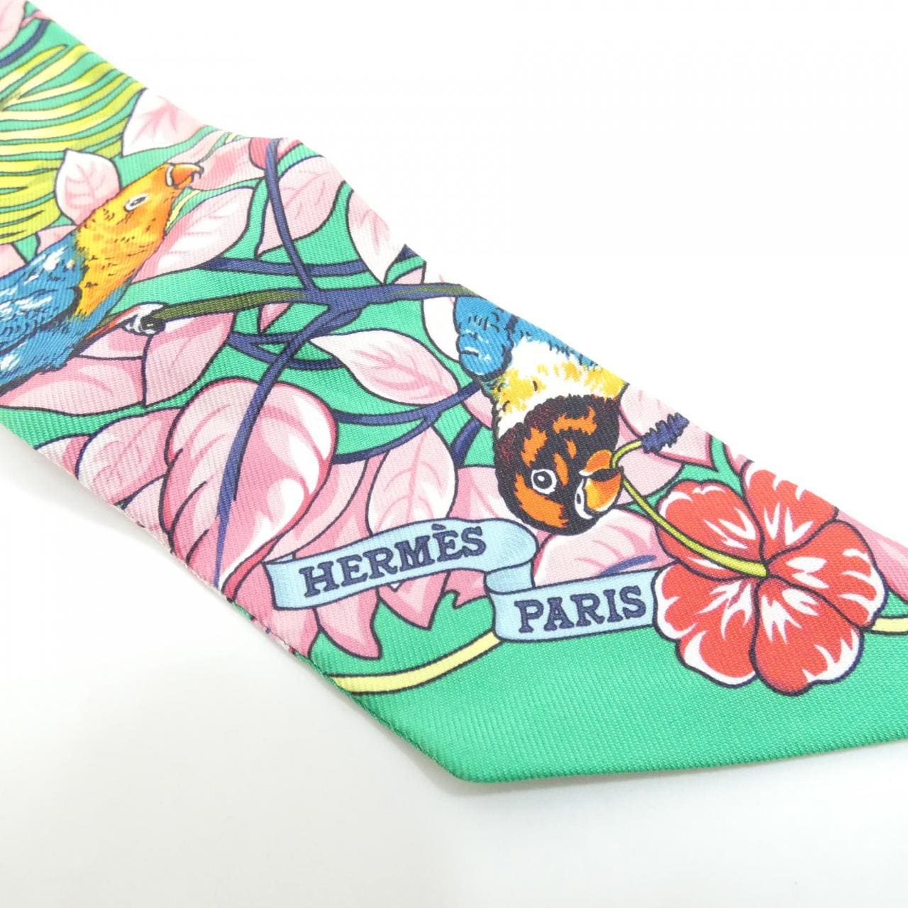 エルメス JUNGLE LOVE LOVE ツイリー 063513S スカーフ