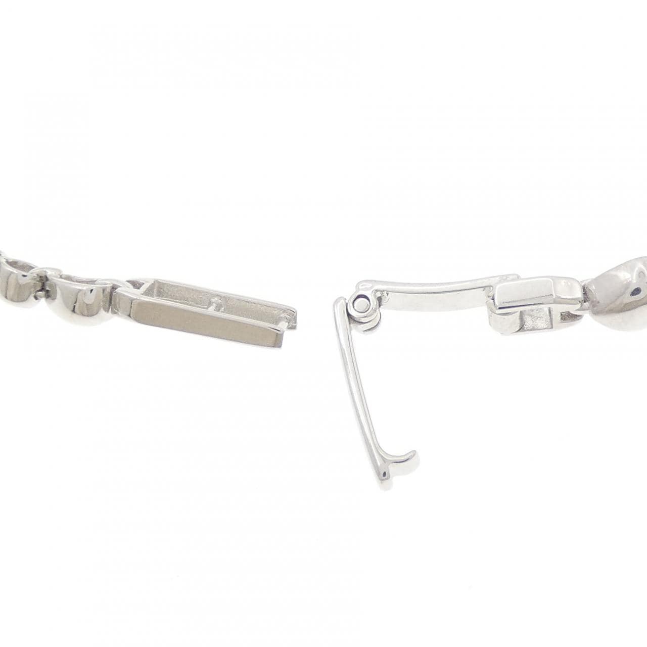 K18WG ハート ダイヤモンド ブレスレット 0.33CT