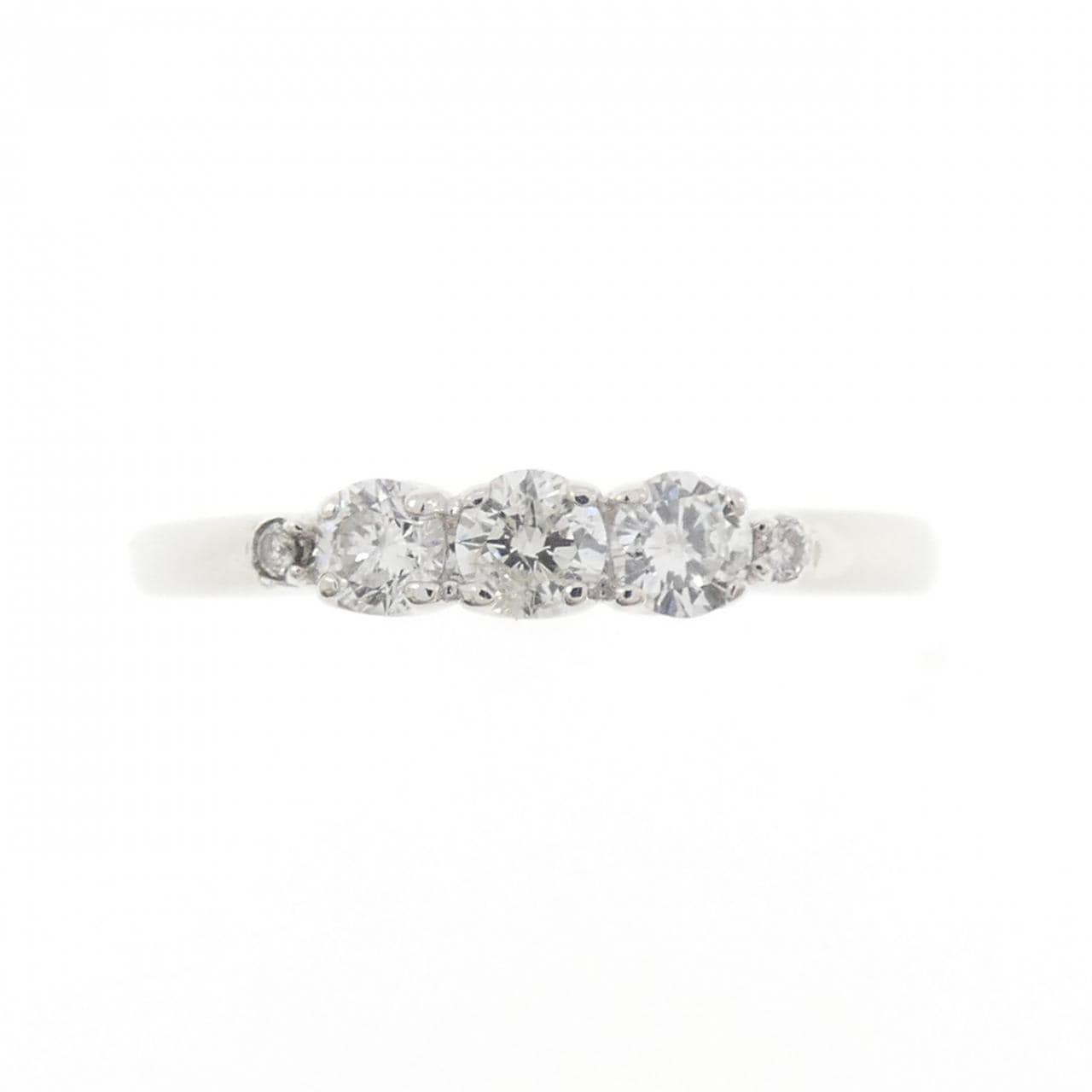 K14WG ダイヤモンド リング 0.30CT