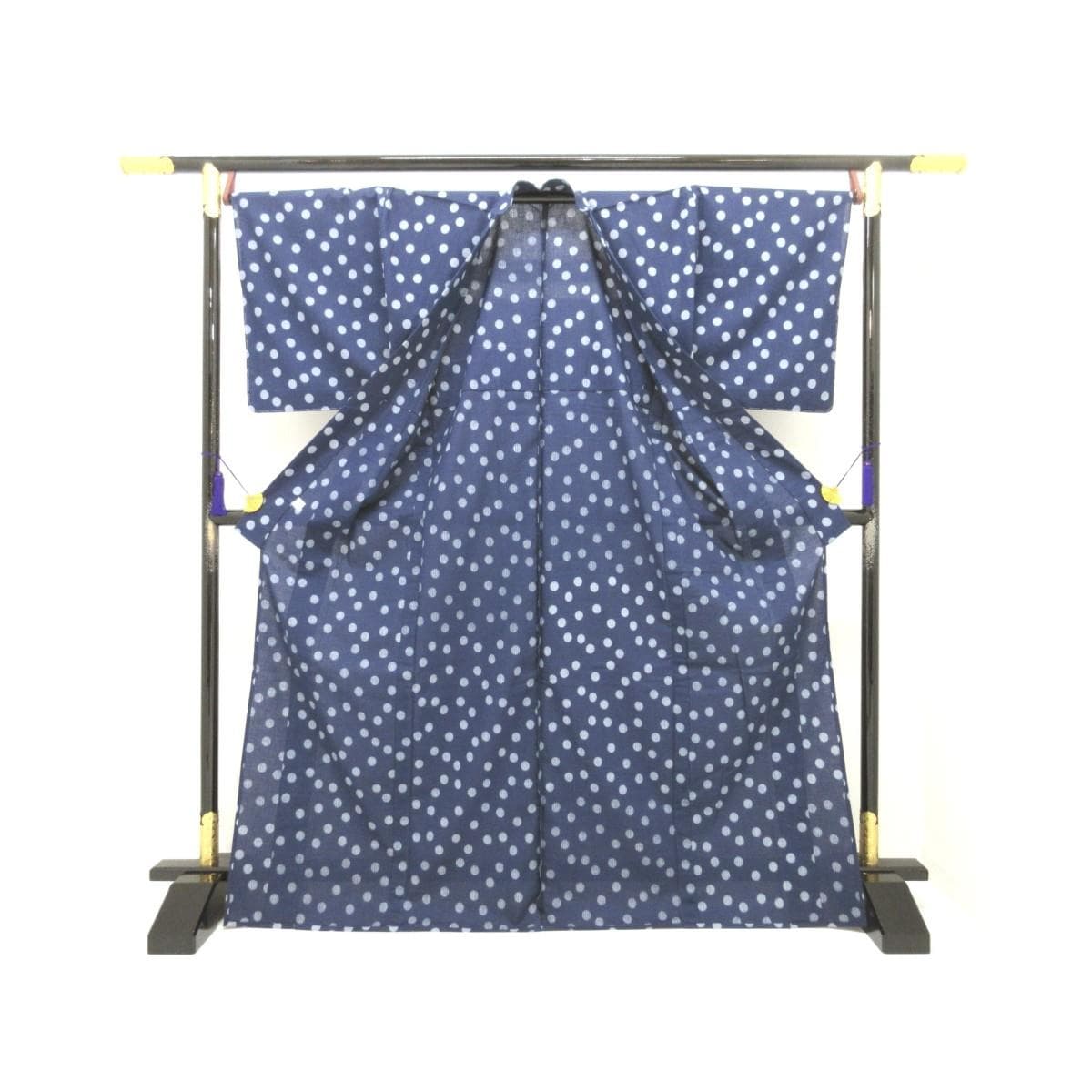【未使用品】女ゆかた　ＫＩＭＯＮＯ　ＭＯＤＥＲＮ　阿波しじら織
