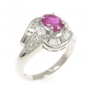 PT850 ルビー リング 0.90CT