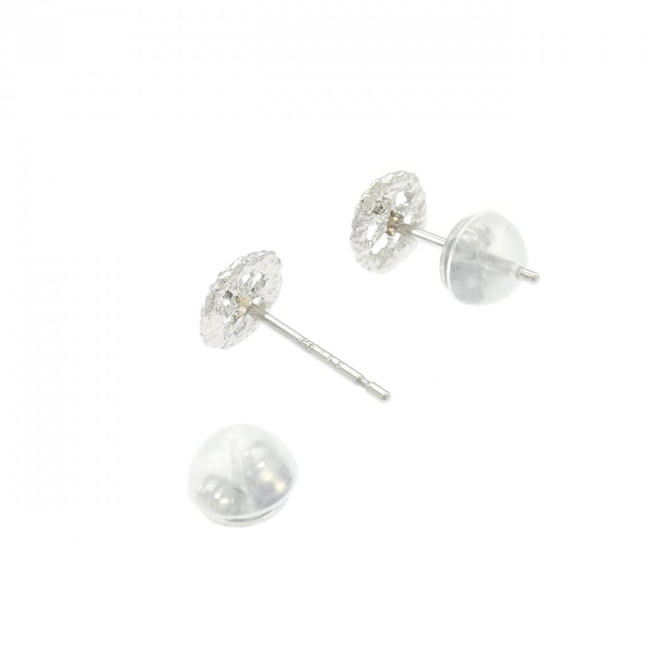 PT900 ダイヤモンド ピアス 0.04CT