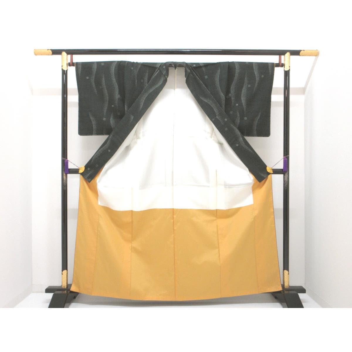 【未使用品】紬　証紙付【本場結城紬】