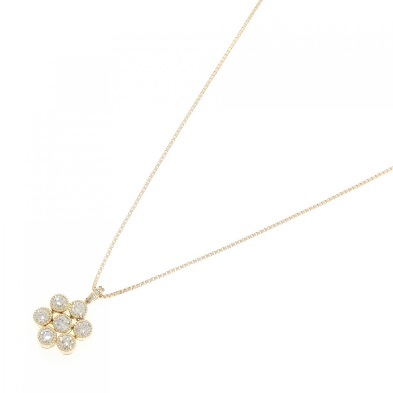 K18YG 2WAY ダイヤモンド ネックレス 0.50CT