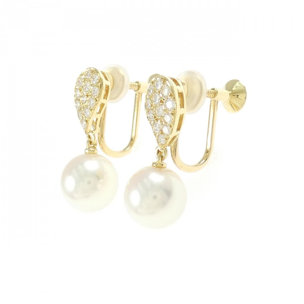 MIKIMOTO Akoya珍珠耳夹8.6 毫米