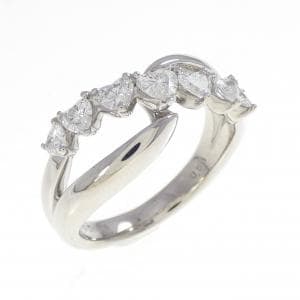 PT900 ハート ダイヤモンド リング 0.56CT