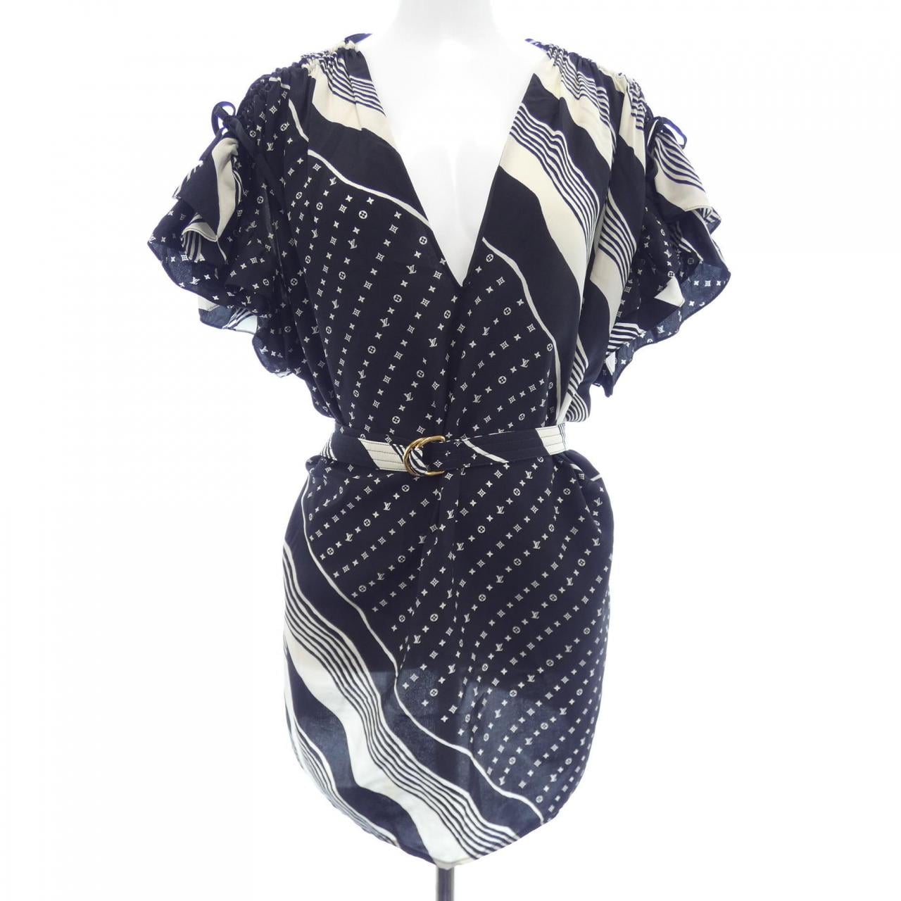 ルイヴィトン LOUIS VUITTON モノグラムウェーブバタフライスリーブトップ FPBL16Z31 トップス